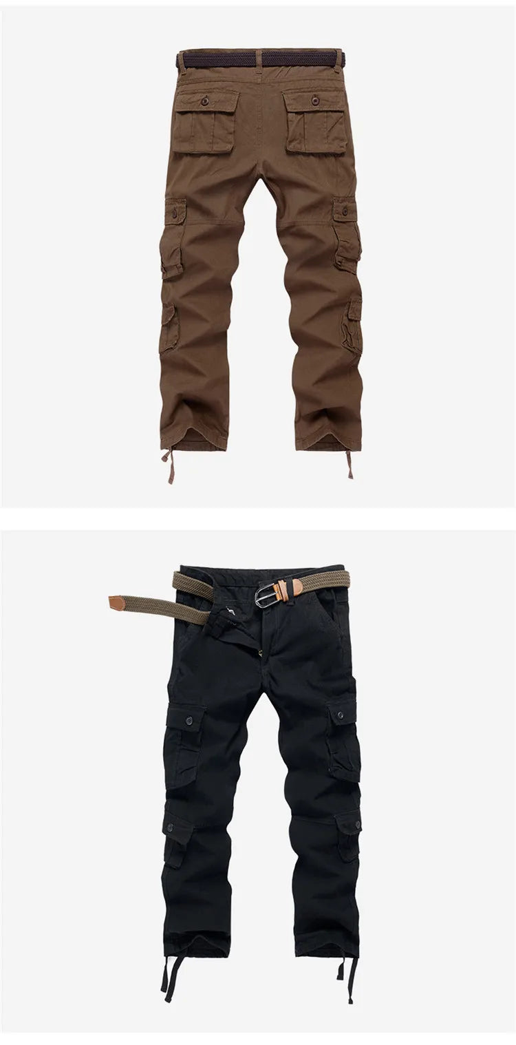 Men's Tactical Pants Casual Cargo Pants Outdoor Sports Work Trousers High Quality Joggers Hiking Pants Korean Sweatpants