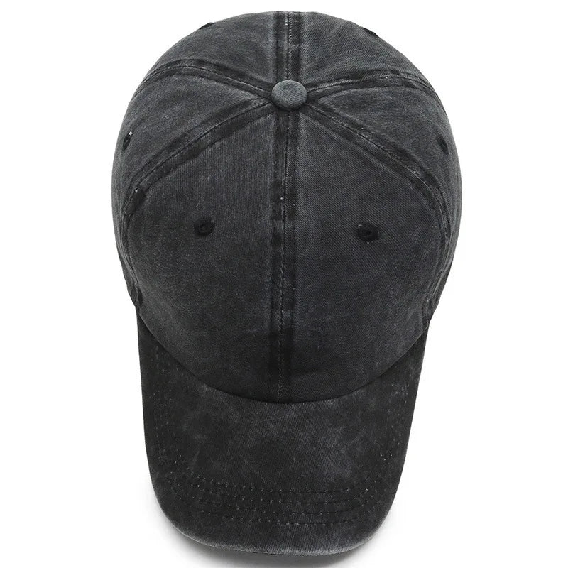 Custom Logo Washed Cotton Baseball Cap Personalized Embroidery Men'S Women Dad Hat Monogram Team Party Gorras