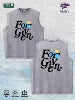 For Given Graphic Washed Vest US Warehouse 3 Colors Cotton Tank