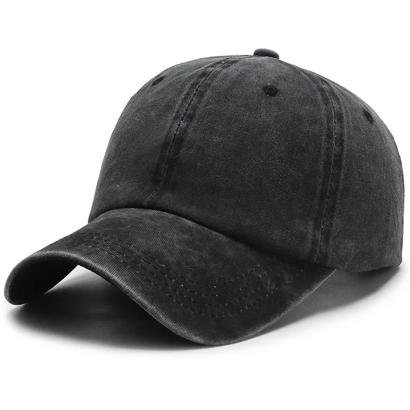 Custom Logo Washed Cotton Baseball Cap Personalized Embroidery Men'S Women Dad Hat Monogram Team Party Gorras