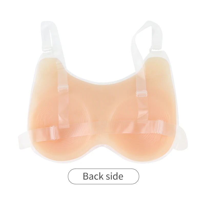 XINXINMEI One-piece False Silicone Boobs for Crossdresser New Design
