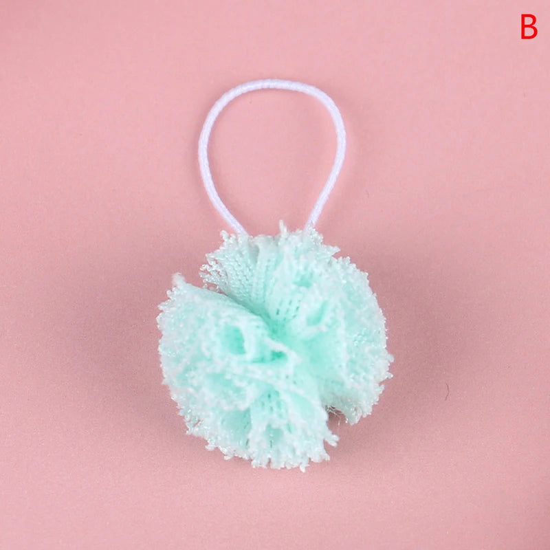 Mini Simulation Dollhouse Bathroom Set Towel Rack Bed Shower Faucet Bathtub Doll House Furniture Toys for Baby Accessories