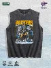 PACKERS Football Graphic Washed Vest US Warehouse 3 Colors Cotton Tank