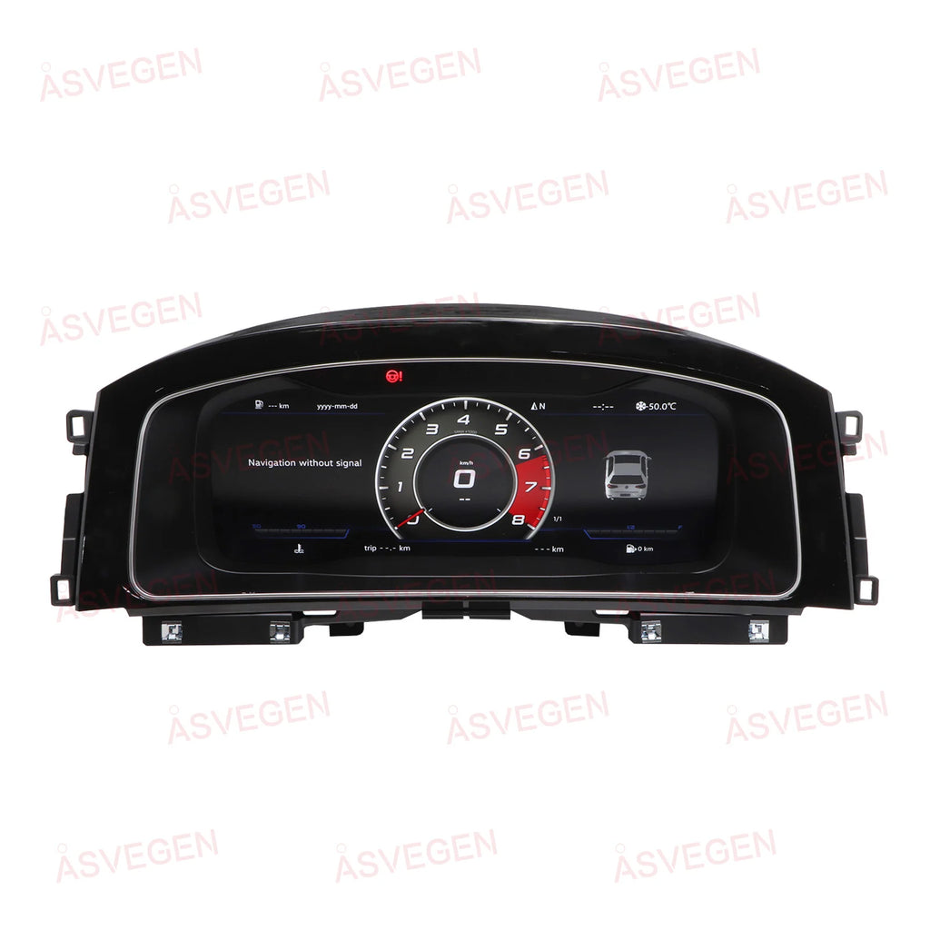 For Volkswagen VW Golf 7/7.5 2013-2020 LCD Dashboard Panel 12.3" Display Digital Cluster Virtual Instrument CockPit Speedometer