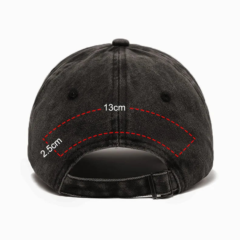 Custom Logo Washed Cotton Baseball Cap Personalized Embroidery Men'S Women Dad Hat Monogram Team Party Gorras