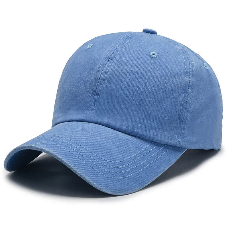 Custom Logo Washed Cotton Baseball Cap Personalized Embroidery Men'S Women Dad Hat Monogram Team Party Gorras