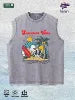 ROOST Waterfowl Deer Graphic Washed Vest US Warehouse 3 Colors Cotton Tank