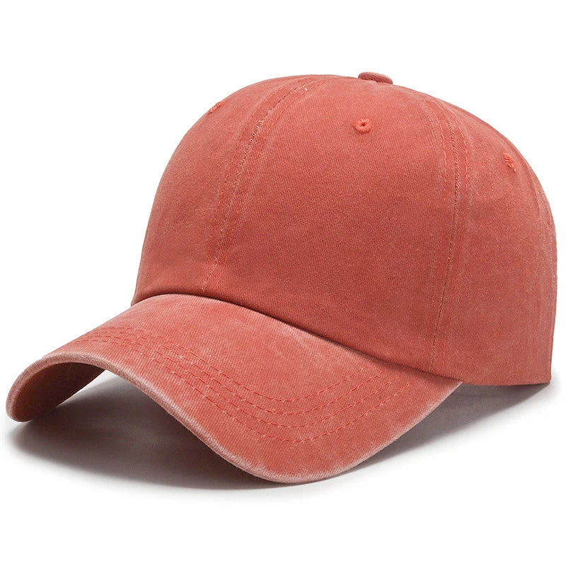 Custom Logo Washed Cotton Baseball Cap Personalized Embroidery Men'S Women Dad Hat Monogram Team Party Gorras