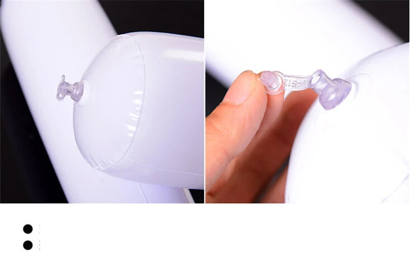 2Pcs Useful Plastic Shoe Hanger 50cm 32cm Inflatable Women Long Boots Shoes Stand Holder Stretcher Support Shaper Shoe Trees