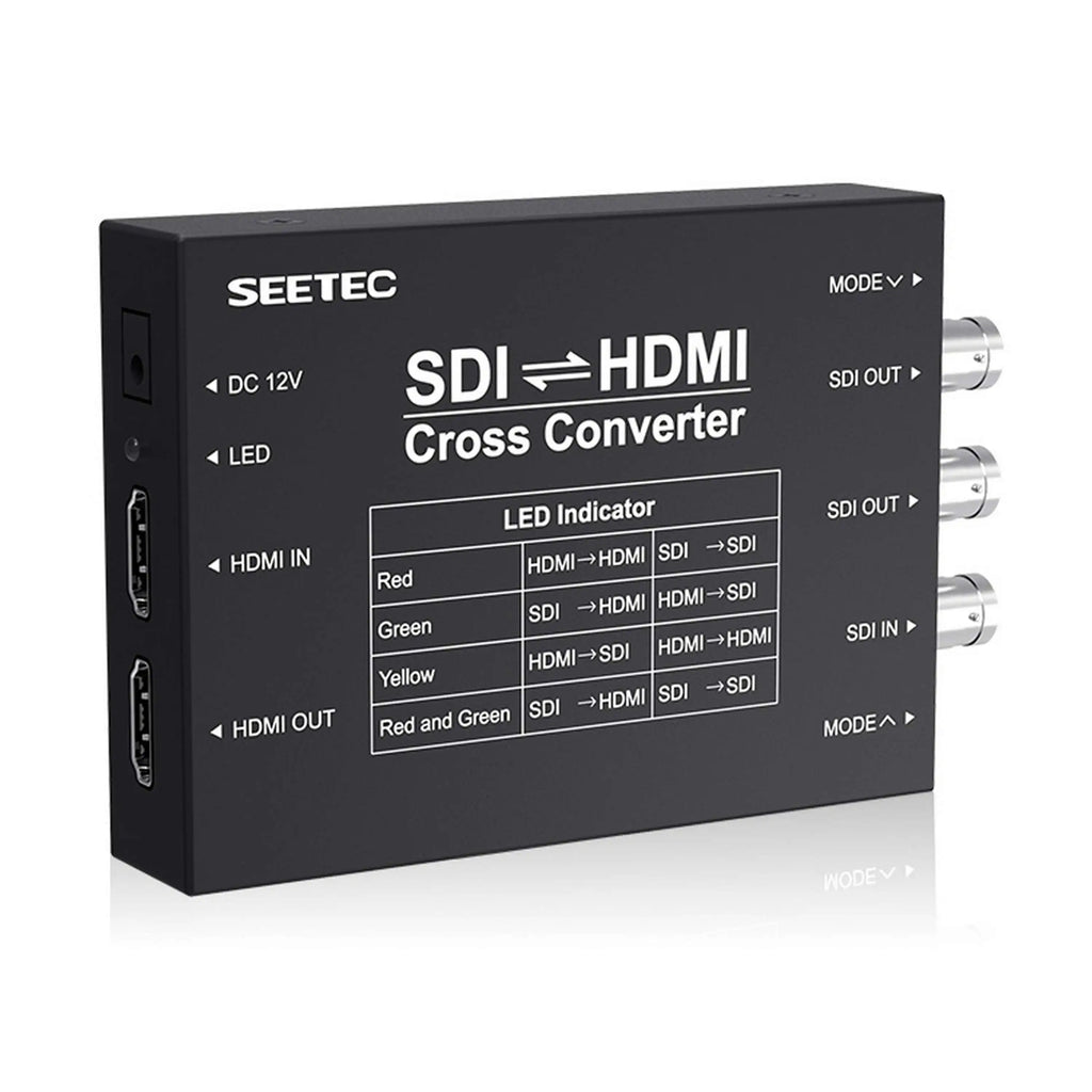 SEETEC SDI/HDMI Cross Converter Broadcast Converters Design Broadcast Quality Use Anywhere SDI to HDMI and HDMI to SDI Multiple