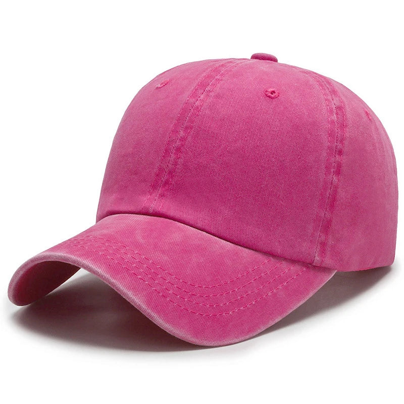 Custom Logo Washed Cotton Baseball Cap Personalized Embroidery Men'S Women Dad Hat Monogram Team Party Gorras