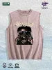 HELLSTAR Graphic Washed Vest US Warehouse 3 Colors Cotton Tank