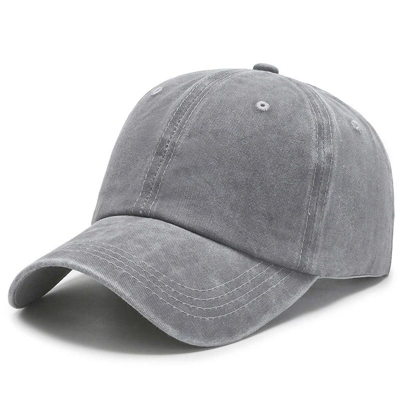 Custom Logo Washed Cotton Baseball Cap Personalized Embroidery Men'S Women Dad Hat Monogram Team Party Gorras
