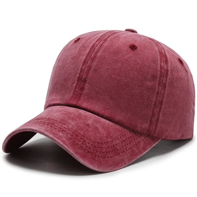 Custom Logo Washed Cotton Baseball Cap Personalized Embroidery Men'S Women Dad Hat Monogram Team Party Gorras
