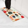 Non Slip Washable Absorbent Kitchen Mats Woven Runner Rugs for Laundry Room Hallway and Kitchen Use