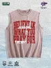 BELIEVE in WHAT YOU PRAY for Graphic Washed Vest US Warehouse 3 Colors Cotton Tank