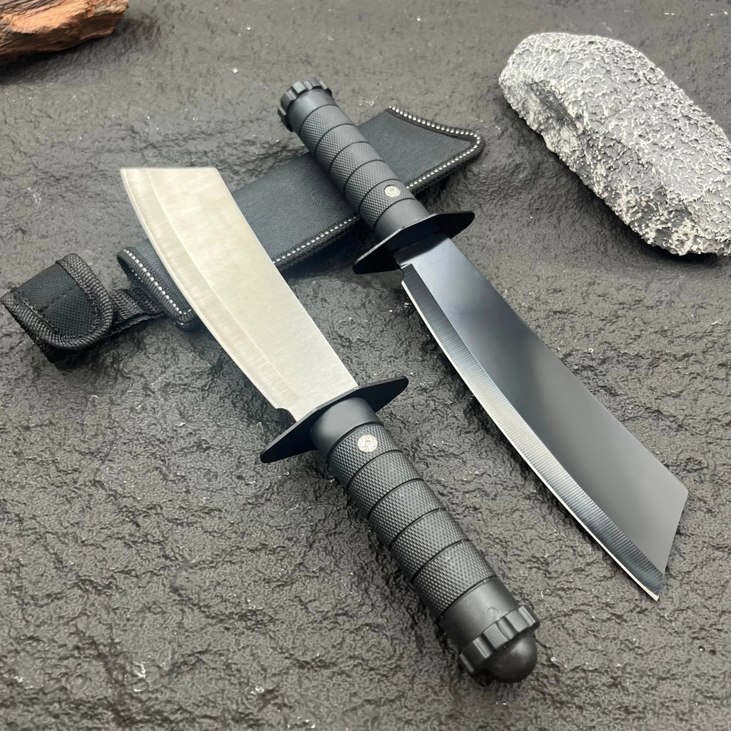 High - Hardness Integral Full - Tang Fixed Blade Knife for Wild Camping Multi - Functional Camping Outdoor Tactical Knife