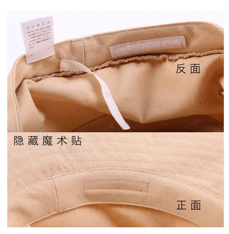 High Quality Soft Cotton Large Fishing Sun Cap Women Beach Bucket Hat Dad Wide Brim Boonie Cap Big Head Men Oversize Panama Hats