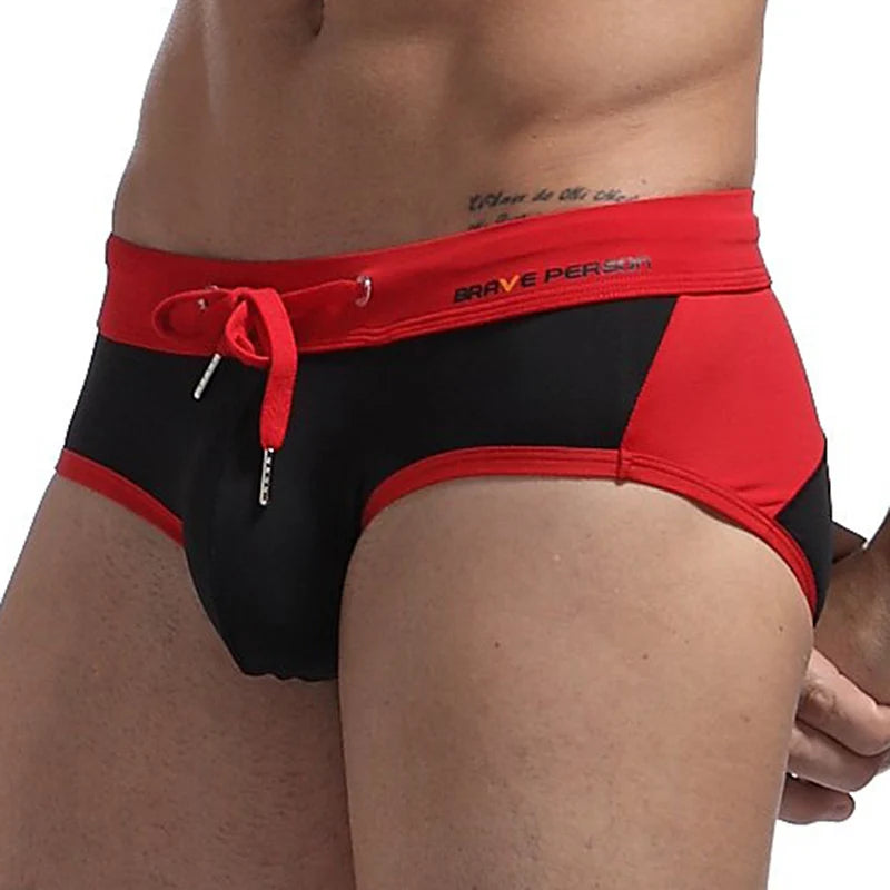 New Board Shorts Swimsuit Sexy Swimwear Men Briefs Swimming Trunks for Bathing Suit Men Beachwear