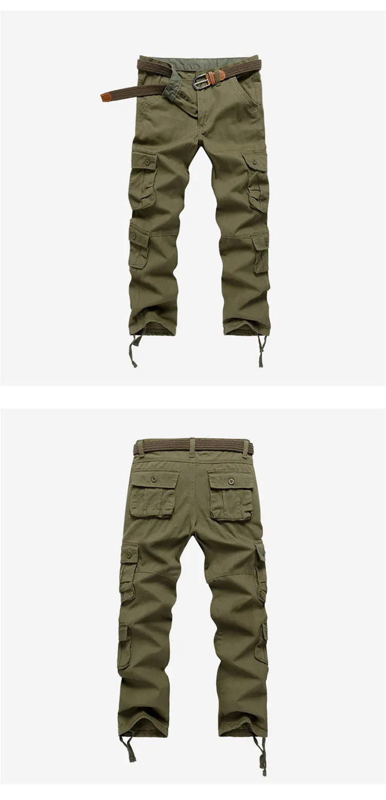 Men's Tactical Pants Casual Cargo Pants Outdoor Sports Work Trousers High Quality Joggers Hiking Pants Korean Sweatpants