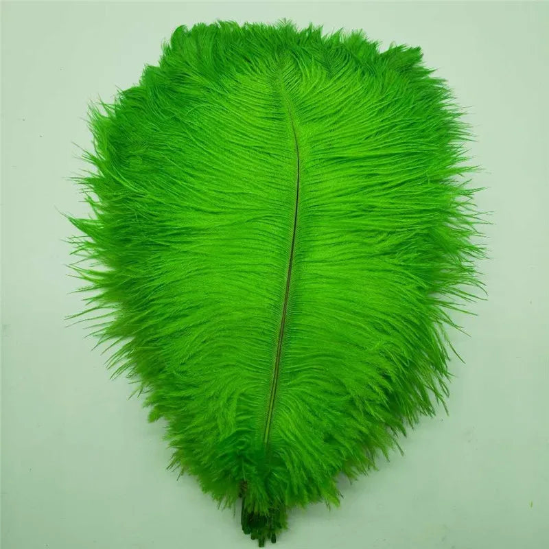 50pcs/lot Elegant Ostrich Feather 35-40cm 14-16inch Feathers for Crafts Wedding Party Supplies Carnival Dancer Decoration Plumes