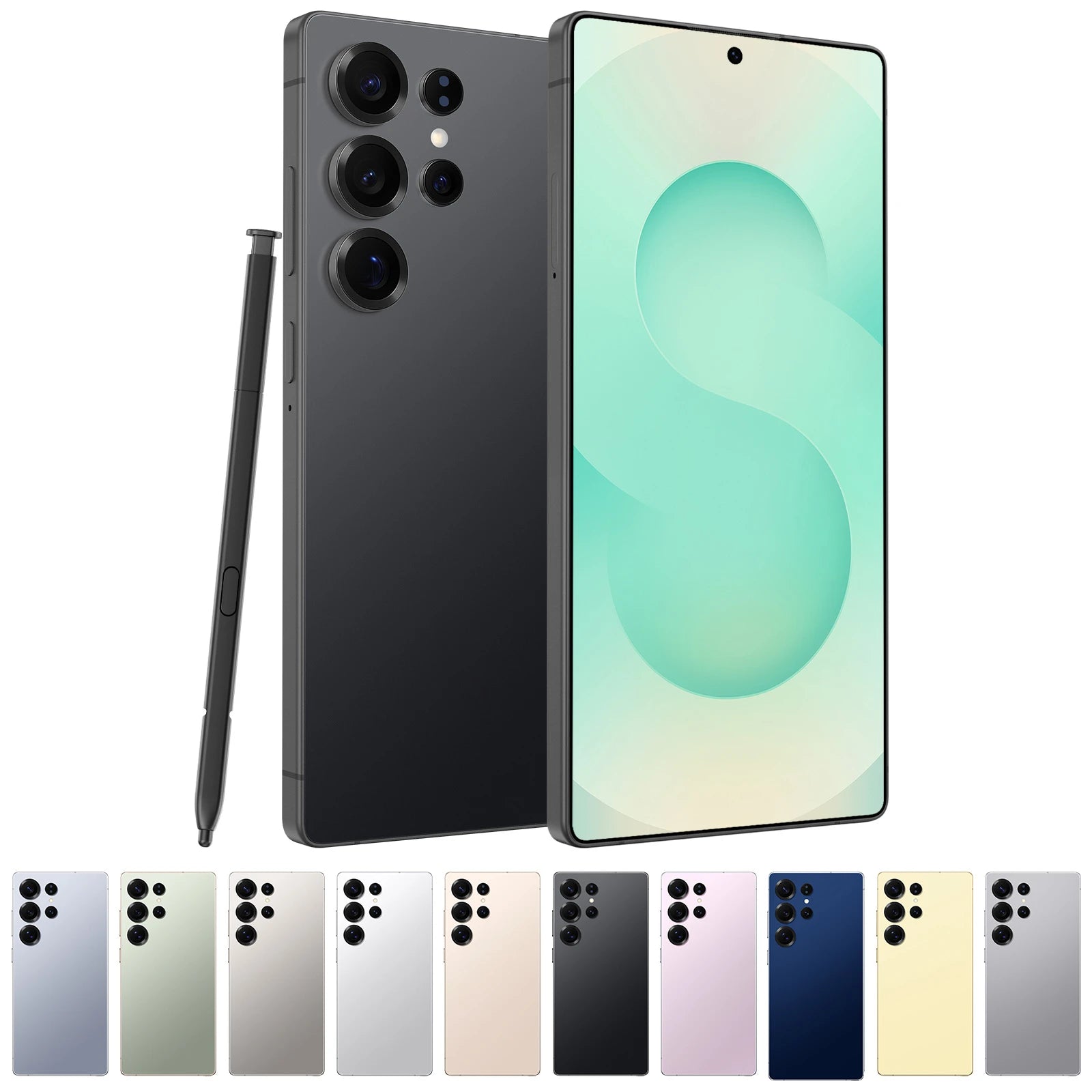S25 Ultra 5G Smartphone 512GB Storage 7.3 Inch High Quality Android Dual Language (Spanish English) 65W Quick Charge Global LTE
