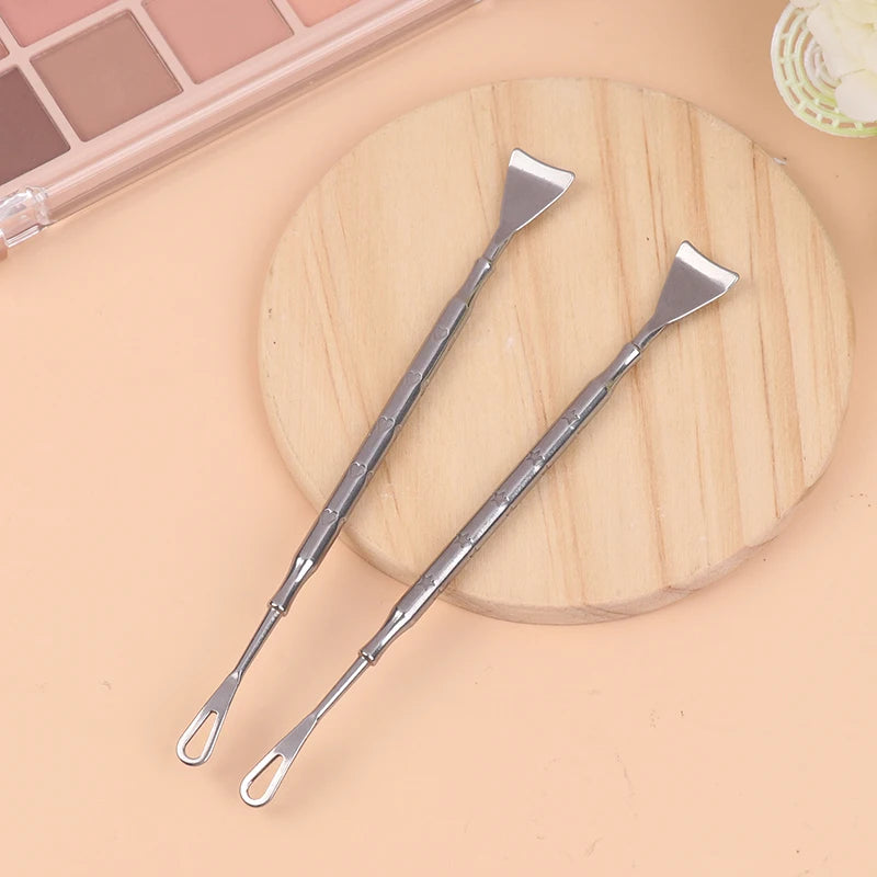 Double Head Stainless Steel Blackhead Scraper Beauty Tool For Facial Pore Cleaning Comedone Whitehead Popping Blemish Extractor