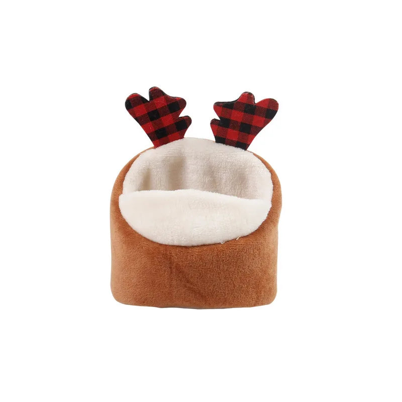 Hamster Cage Accessories Pet Toy Kennel Cold Shelter Pet hamster Nest Keep Warm Nests Mini Hamster Supplies