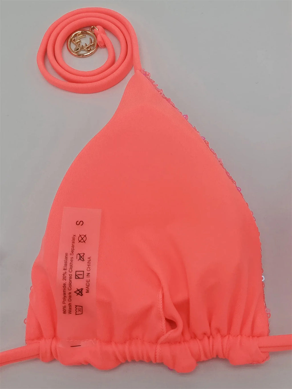 Circyy Sequins Bikini Set  Women Neck-mounted Lace Up Fashion Bathing Suit Two-piece Holiday Sexy Split Swimsuit Summer 2026 New