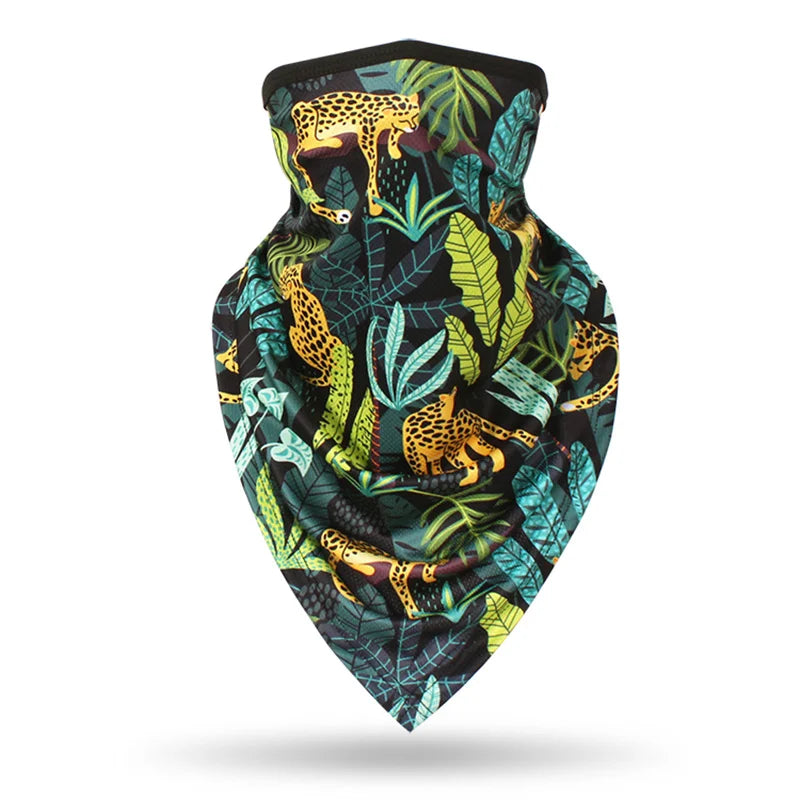 Sports Scarf for Cycling, Cooling Face Mask, Windproof Neck Gaiter, UV Protection Scarf for Beach, Fashion Bandana for Men Women