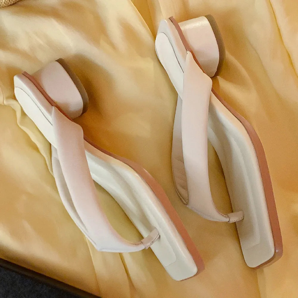 Women's flip-dlop slides sheepskin soft comfortable casual female outdoor beach holidays sandals summer shoes for women slippers