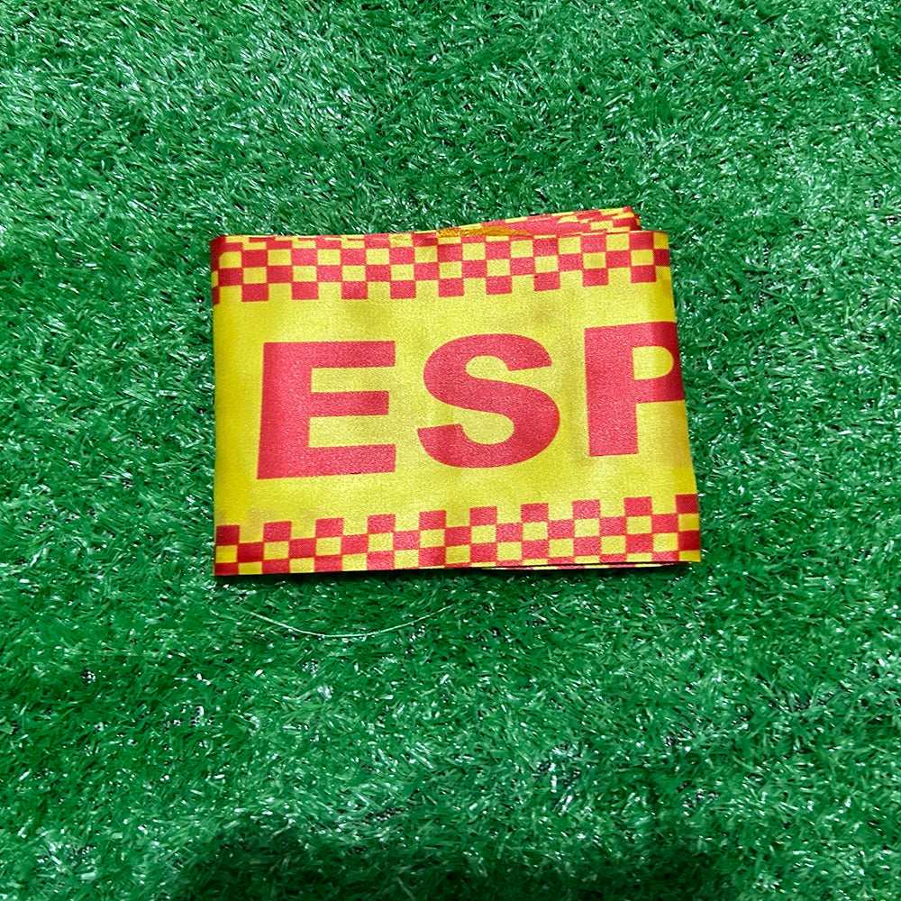 SKY FLAG Spain scarf 14x130cm Double Side Printing Satin Football Soccer Fans Spain Scarf flags banner for sport decoration