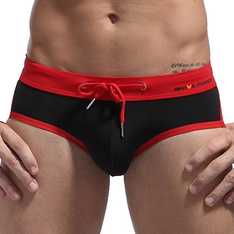 New Board Shorts Swimsuit Sexy Swimwear Men Briefs Swimming Trunks for Bathing Suit Men Beachwear