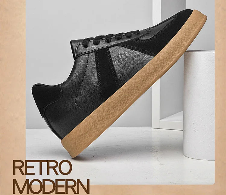 Man Vintage Elevator Shoes Height Increase Insole 8cm Taller Lift Sneakers Shoes Men Leisure Fashion Sports White Shoes