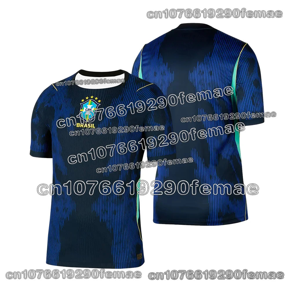 2026 New BRAZIL Fashion Outdoor Sports Football Shirt for Daily Wear Training and Match Breathable Quick-Dry Kids T-Shirt