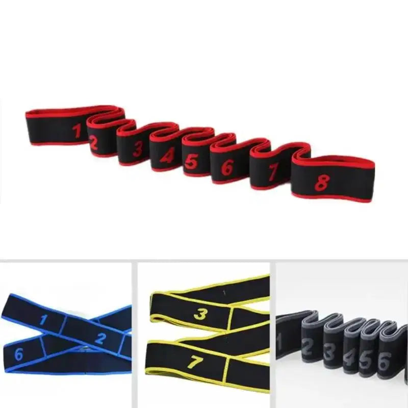 Yoga Belt Professional Gymnastics Supplies Stretch Resistance Band Indoor Gym Elastic Fitness Training Equipment