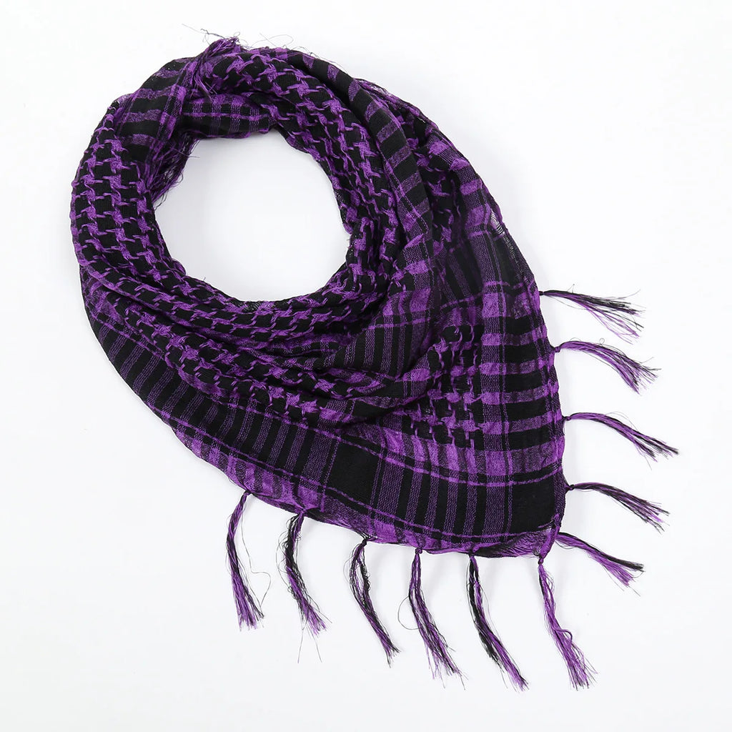 Sports Outdoor Arab Square Scarf Military Enthusiast Tactical Scarf Multi Functional Windproof Sand Proof Warm Neck Headscarf