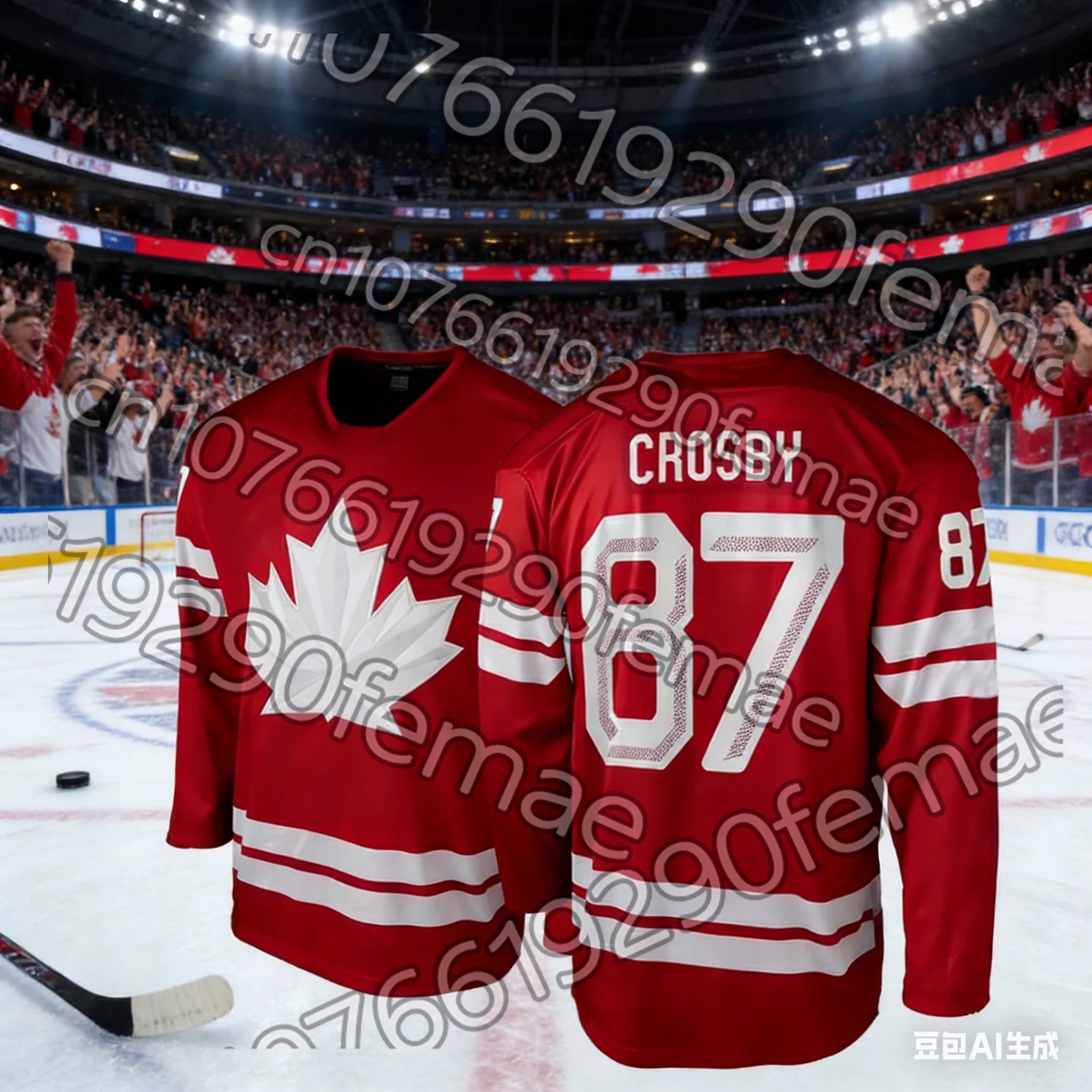 2026 Canada Men's Hockey Jersey T-shirt |Crosby MacKinnon Same Style Fan Gear | Breathable Sportswear for Spring Summer