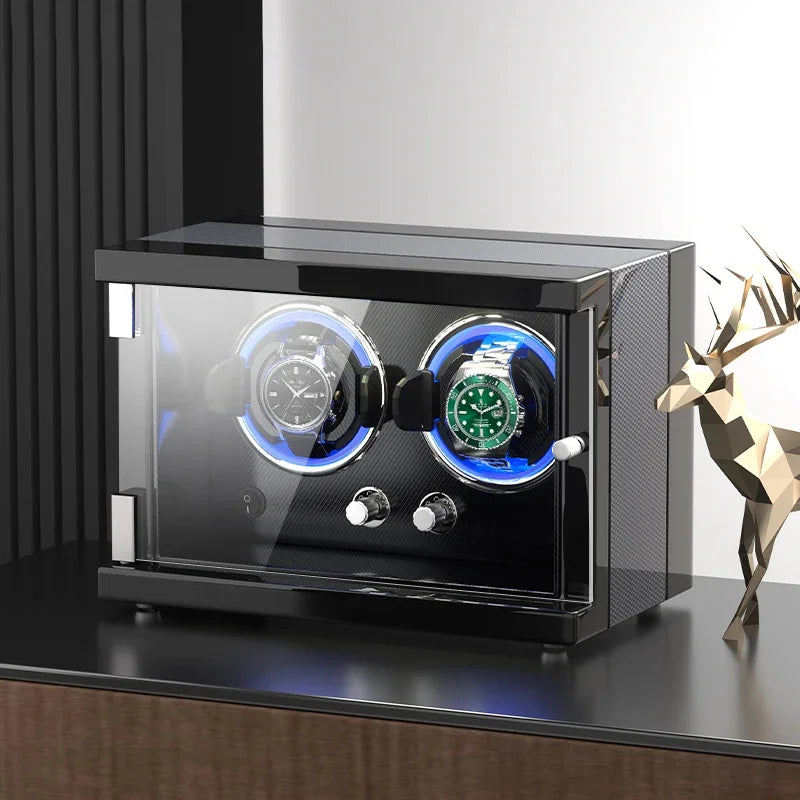 Silent Mechanism Movement Watch Winding Device Household Automatic Rotator Watches Winder Men Mechanical Wrist Watch Storage Box