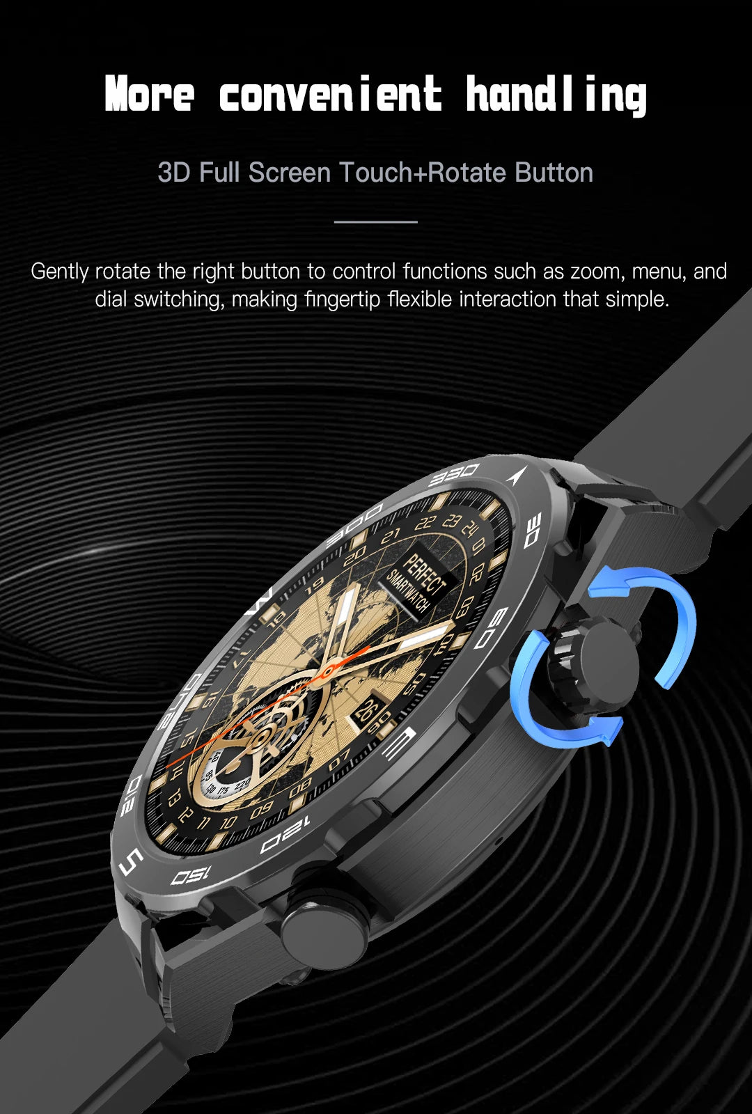 Smart Watch for Men Women Outdoor Activities Fitness Tracker Heart Rate Monitor Calorie Step Counter Sport Watch Music Play