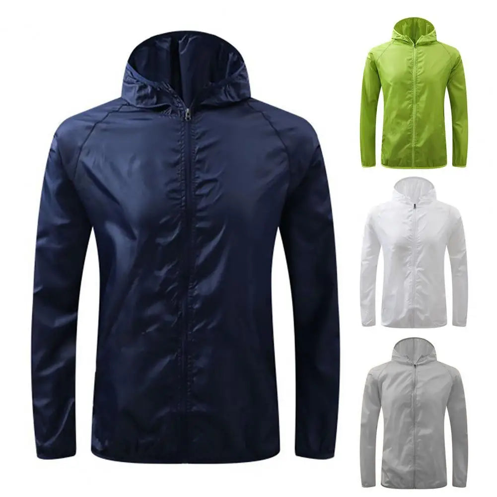 Summer UV Women Men Skin Coat Thin Quick Drying Sunscreen Coats Summer Anti uv Unisex Sports Jogging Windbreaker