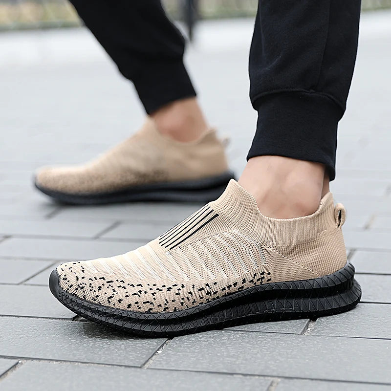 Men Sports Shoes Summer Breathable Casual Socks Shoes Men Pedal Light Sports Running Outdoor Walking Training Tennis Shoes