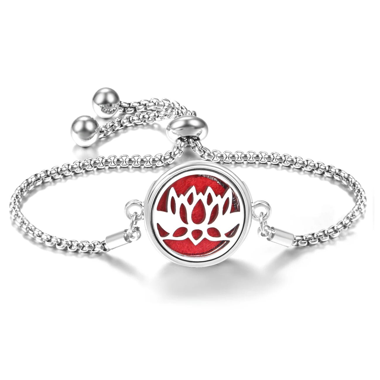Trendy 20mm Butterfly Insert Pad Aromatherapy Bracelet Stainless Steel Women Essential Oil Diffuser Bangle Support Custom Logo