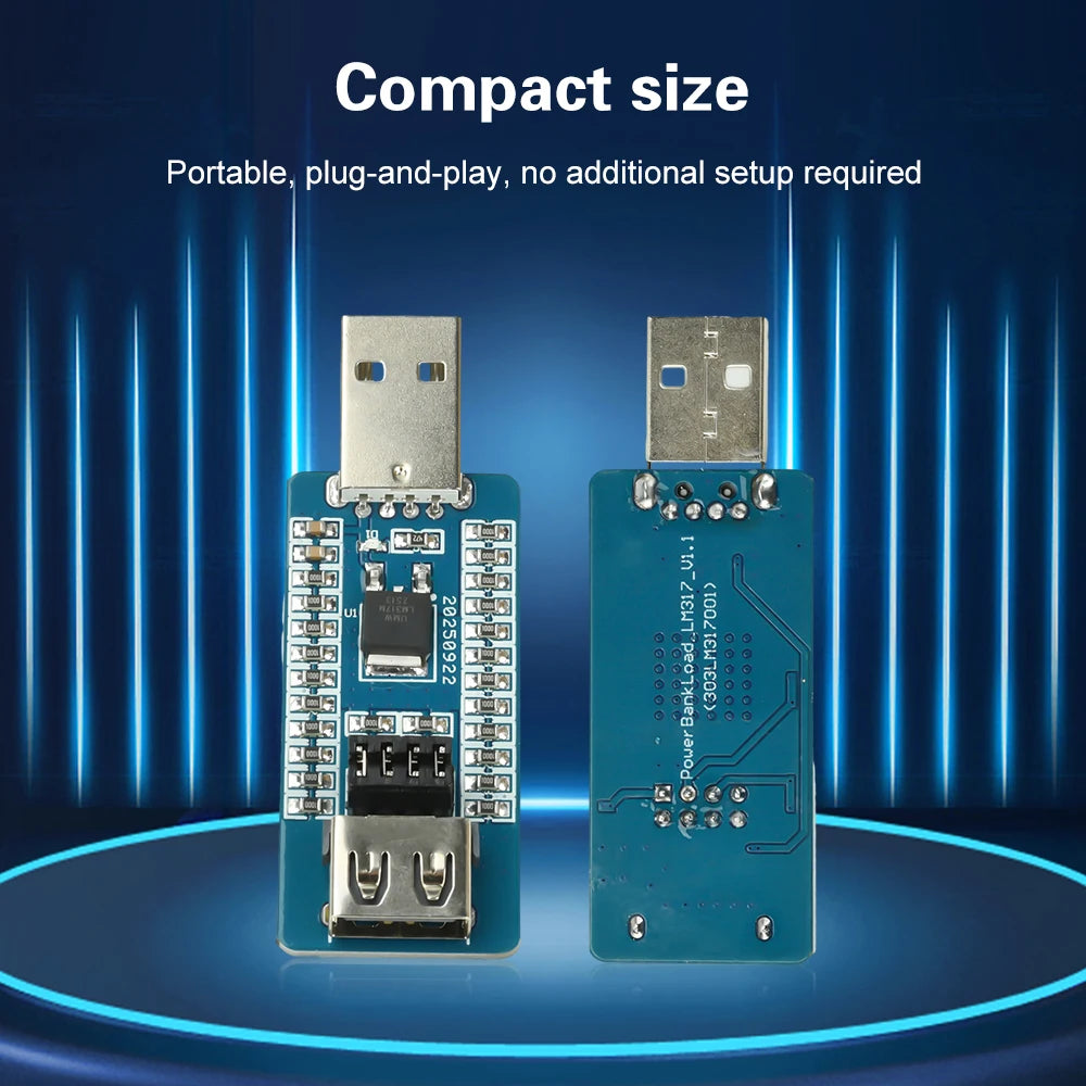 Charging Protection Module USB A Power Bank Virtual Load Anti-Shutdown Module with Switchable Output Current