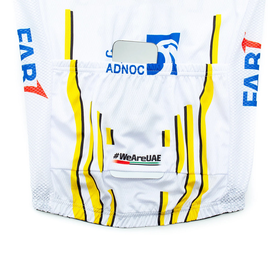 New 2025 PINK YELLOW Cycling Jersey UAE TEAM Bike Jersey Shorts Set Ropa Ciclismo Men Women Summer Pro Bicycle Maillot Clothing