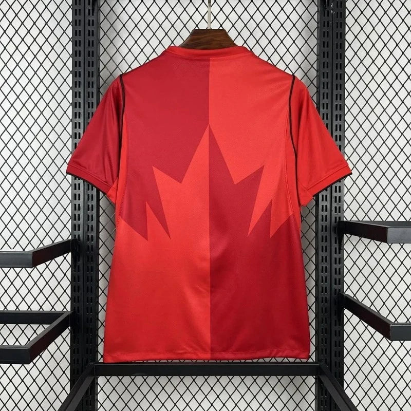 New Canada Team World Competition Home Jersey T-ShirtMen's Soccer Fan Shirt Quick-drying and Breathable Sportswear Beach Wear
