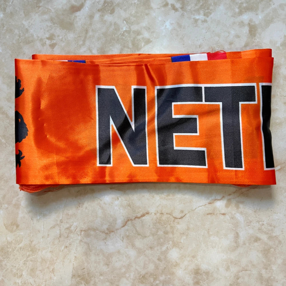 13*140cm double printedHolland Football SoccerNationaHollandl  Scarf sport decora