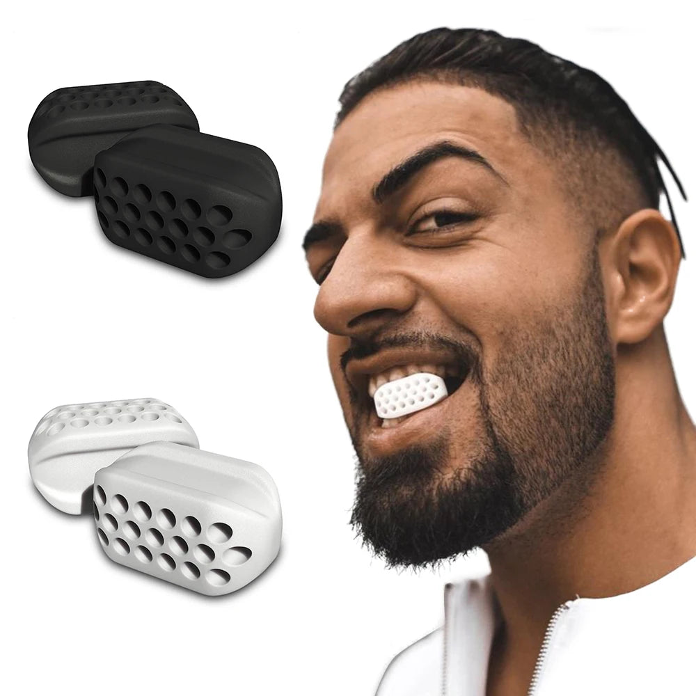 Face Masseter Jaw Exercise Muscle men mouth Exerciser chew ball bite breaker training Fitness Face Masseter men jaw