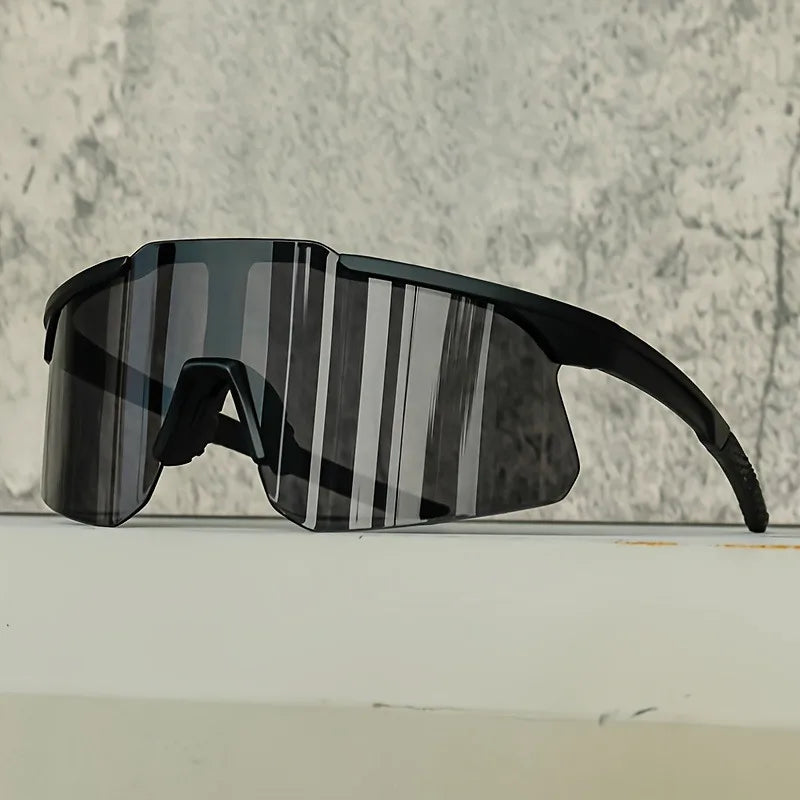 Sports Wrap Around Sunglasses with Modern Minimalist Style Suitable for Both Men and Women for Daily Wear