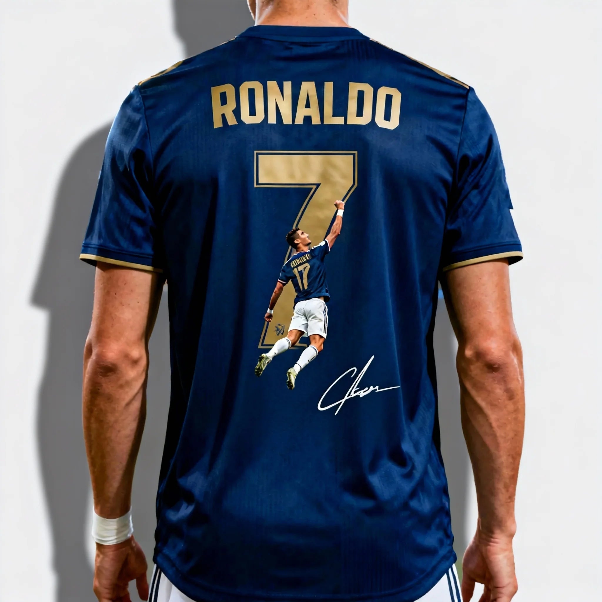 Ronaldo #7 Football Fan Jersey Men  Children T-shirt Summer Daily Sports  Breathable Casual Street Short Sleeve FamilyMatching